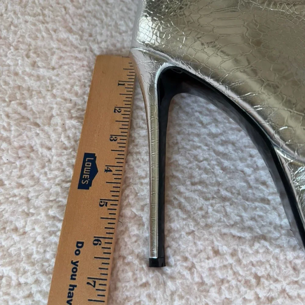 Womens Stiletto Thigh High Boots Slouched High Heel Platform Round Toe Sz 12 42